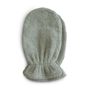 Bath Mitts Hooded Towels: Bath Mitt 2-pack Moss