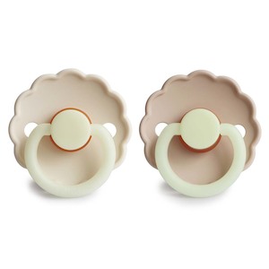Daisy Night Latex Pacifier Cream / Croissant