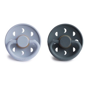 Moon Phase Latex Pacifier Powder Blue / Slate