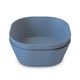 Mushie Dinner Bowl - Square - Twilight Blue
