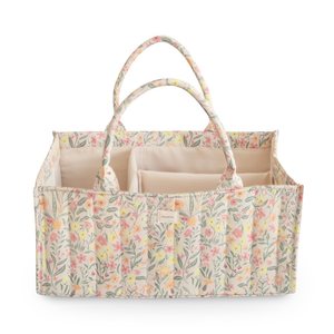 Mushie: Mushie Diaper Caddy - Pastel Blooms