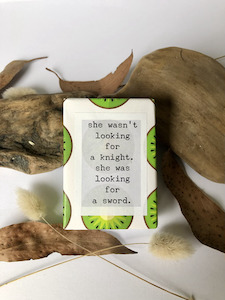 Products: She wasn't looking for a knight. Eco Savvy