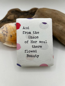 Products: And from the chaos of her soul. Eco Savvy