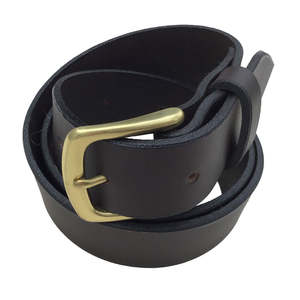 Outdoors Canvas: Hurunui Leather Belt – Premium Casual – NZ Made – Full Grain Leather