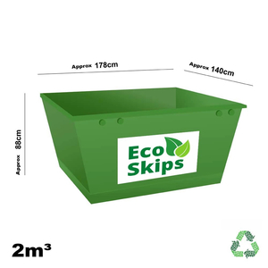 Skips: General Rubbish Small skip bin – 2m³