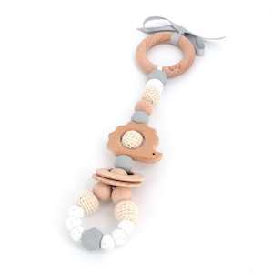 Lluie: Playgym Toy : Hedgehog Light Grey