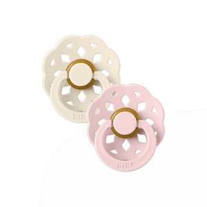 BIBS Boheme Pacifiers Size 2 : Ivory / Blossom