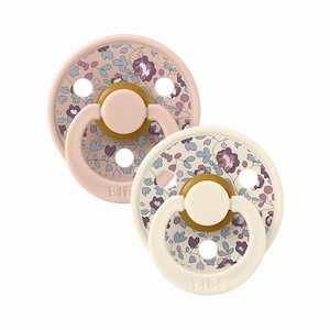Pacifier Soothers: BIBS Liberty Pacifier 2Pk Size 1 : Eloise/Blush