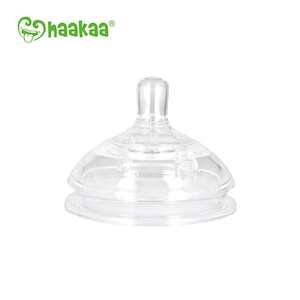 Silicone Baby Bottles: Haakaa Anti-Colic Nipple | Gen 3 (2pk)