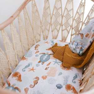 Bamboo Bassinet/Change Sheet : Nautilus