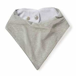 Bandana Bibs: Dribble Bib : Grey Marle