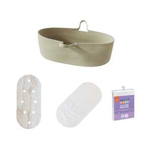 Bundle | Co-Sleeper Moses Basket - Natural
