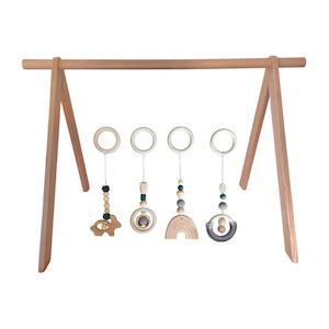 Playgym Bundle with Rainbow Toy Set : Grey