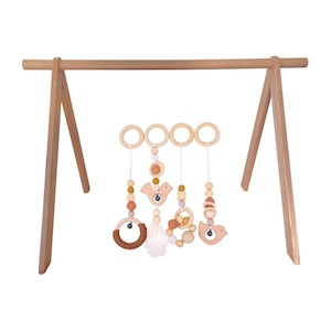 Nursery Bundles: Playgym Bundle with Bell Toy Set : Cinnamon