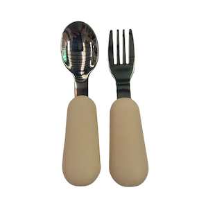 Stainless Steel Toddler Cutlery Set : Vanilla