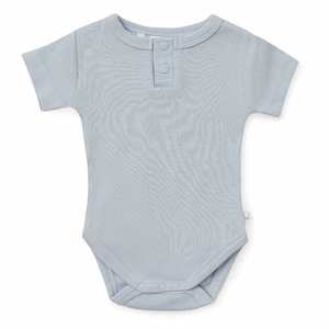 Organic Cotton Short Sleeve Bodysuit : Zen