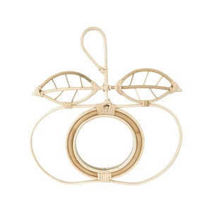 Gift Ideas For Toddlers: Rattan Wall Art : Apple Mirror Large (Low Stock)