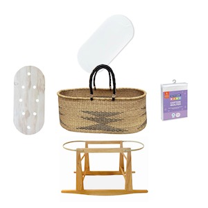 Bundle | Co-Sleeper Moses Basket with Liner - Daiki (Second)
