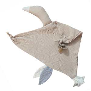 Muslin Goose Comforter : Oat