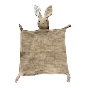 Muslin Comforter Bunny : Oat Fern