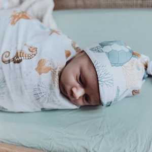 Jersey Wraps: Jersey Wrap & Beanie Set : Nautilus