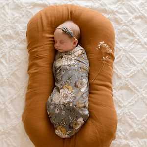 Jersey Wraps: Jersey Wrap : Indigo Blooms