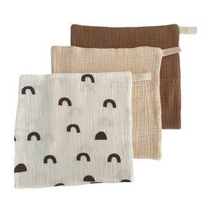All: Muslin Cloths 3pk: Earth Tones