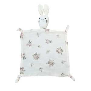 All: Muslin Comforter Bunny : Antique Rose