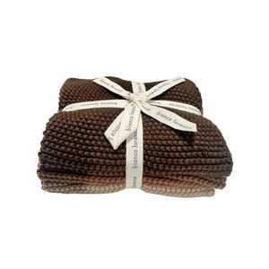 All: Lavette Washcloths (Set of 3): Chocolate
