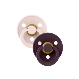 BIBS Pacifier 2Pk Size 1 : Petal / Plum
