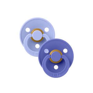 BIBS Pacifier 2Pk Size 1 : Hush / Grape