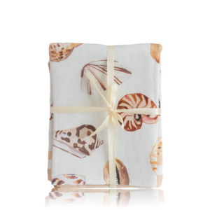 Charity: Seashell Tea Towel