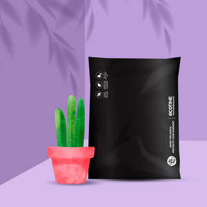 A4 Compostable Courier Bags -set 50