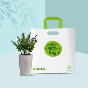 Large Recyclable Loop Handle Retail Bag - set of 60