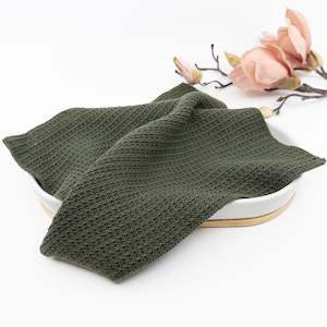 Face Cloths 2pk - Olive
