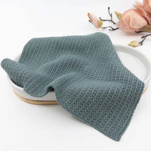 Face Cloths 2pk - Sea Foam