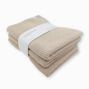 Hand Towel 3pk - Oatmeal (CLEARANCE)