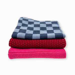 Dishcloth Variety 3pk - Sangria