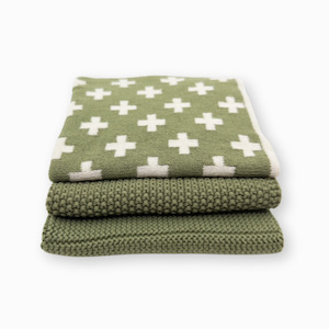 Trial Packs: Dishcloth Variety 3pk - Pistachio