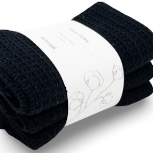 Face Cloth 3pk - Raven | Black