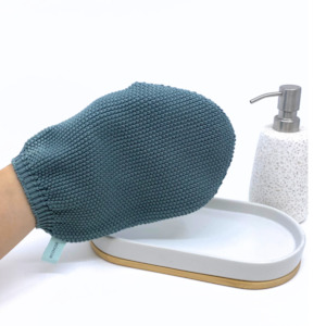 Bath Body: Wash Mitt - Sea Foam