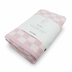 Hair Towel Mini - Sherbet Chequer