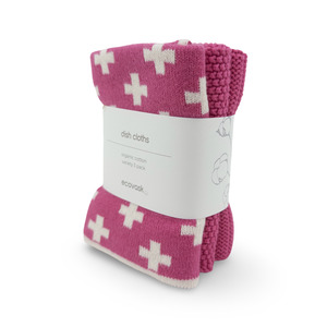 CLEARANCE Dishcloth Variety 3pk - Hot Pink+