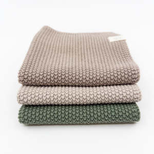 Dishcloth Lite: Dishcloth 'Lite' 3pk - Willow