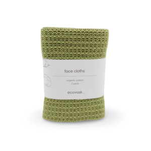 Face Cloths 2pk - Avocado