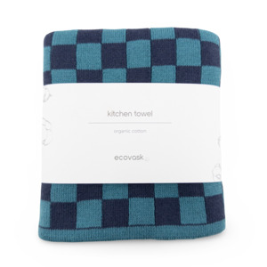 Kitchen Towel | Tea Towel - Tasman Navey Chequer
