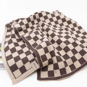 Kitchen Towels: Kitchen Towel | Tea Towel - Chocolate Chequer