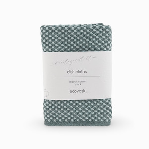 Elements Dishcloth 2pk - Sea Spray (Sea Foam)