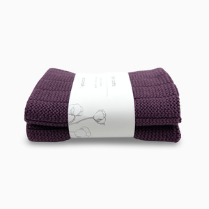 Heavy Duty Dish Cloths: Heavy Duty Dishcloths 2pk - Grape