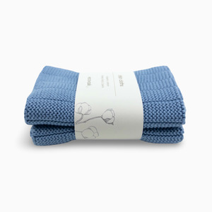 Heavy Duty Dish Cloths: Heavy Duty Dishcloths 2pk - Cornflower